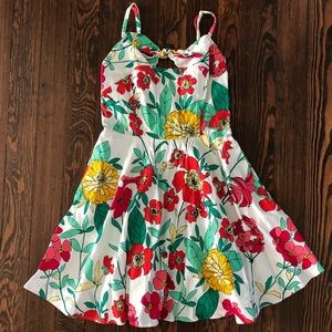 Sxia Floral Dress Large retro